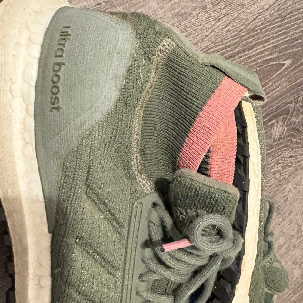 Adidas Ultra Boost Green and Pink Women's Shoes
